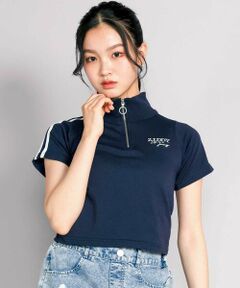 ZIDDY / ジディー Tシャツ | 【接触冷感】ハーフジップトップス