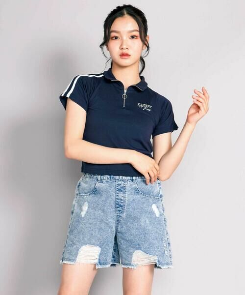 ZIDDY / ジディー Tシャツ | 【接触冷感】ハーフジップトップス | 詳細7