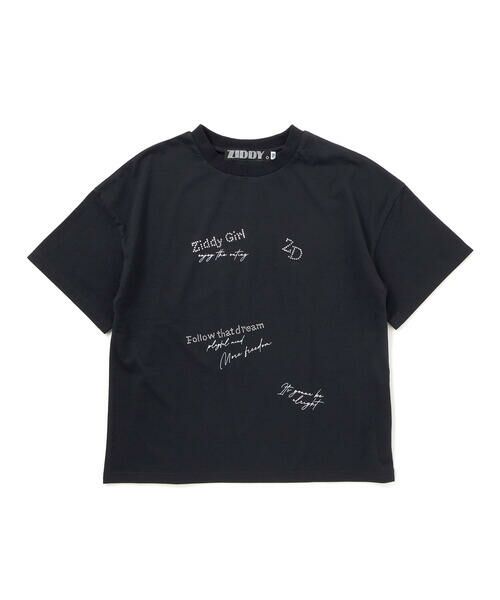 ZIDDY / ジディー Tシャツ | 【接触冷感】ラインストーンロゴTシャツ | 詳細6