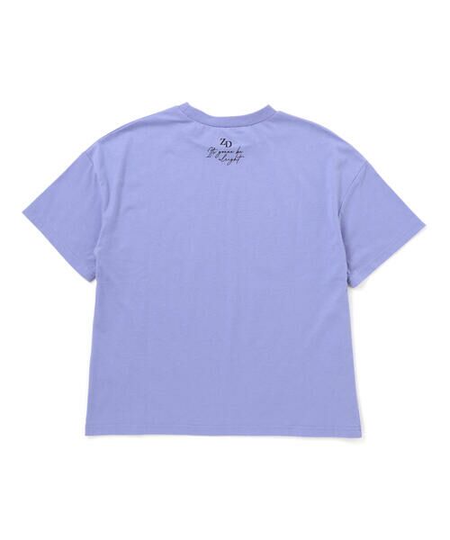 ZIDDY / ジディー Tシャツ | 【接触冷感】ラインストーンロゴTシャツ | 詳細12