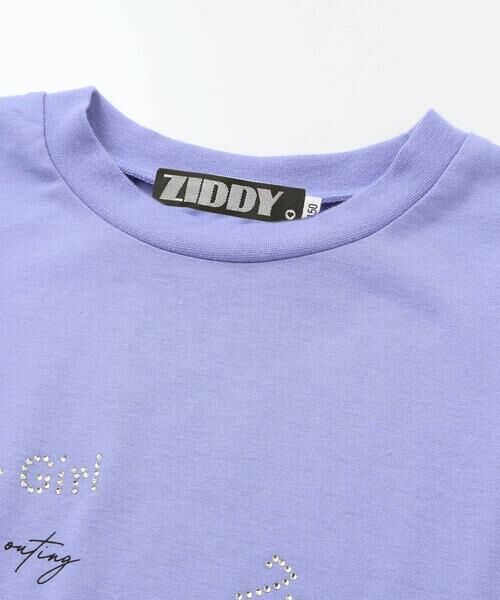 ZIDDY / ジディー Tシャツ | 【接触冷感】ラインストーンロゴTシャツ | 詳細13