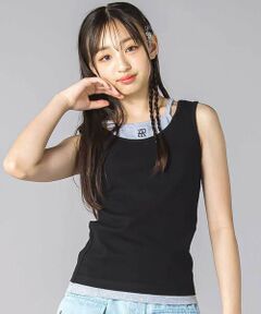 ZIDDY / ジディー タンクトップ | 重ね着風カップ付きタンクトップ(130~160cm)