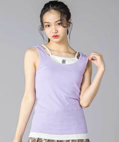 ZIDDY / ジディー タンクトップ | 重ね着風カップ付きタンクトップ(130~160cm)