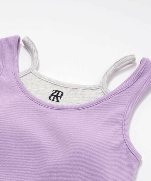 キムタク着 FREECITY タンクトップ 私物 パープル Lサイズ