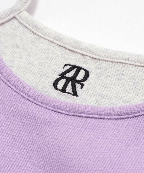 ZIDDY / ジディー タンクトップ | 重ね着風カップ付きタンクトップ(130~160cm) | 詳細12