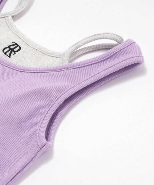 ZIDDY / ジディー タンクトップ | 重ね着風カップ付きタンクトップ(130~160cm) | 詳細13