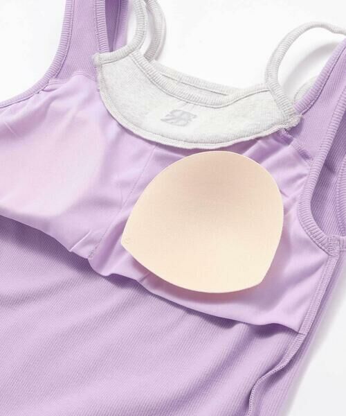 ZIDDY / ジディー タンクトップ | 重ね着風カップ付きタンクトップ(130~160cm) | 詳細15