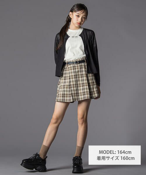 ZIDDY / ジディー カーディガン・ボレロ | シアーカーディガン＆半袖ロゴTシャツ(130~160cm) | 詳細1