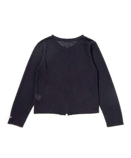 ZIDDY / ジディー カーディガン・ボレロ | シアーカーディガン＆半袖ロゴTシャツ(130~160cm) | 詳細4