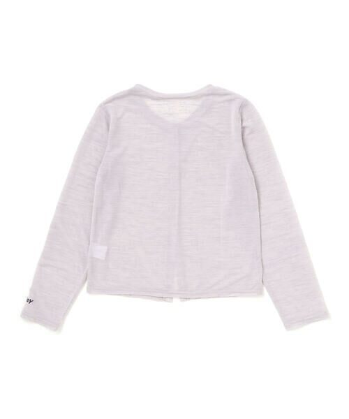 ZIDDY / ジディー カーディガン・ボレロ | シアーカーディガン＆半袖ロゴTシャツ(130~160cm) | 詳細16
