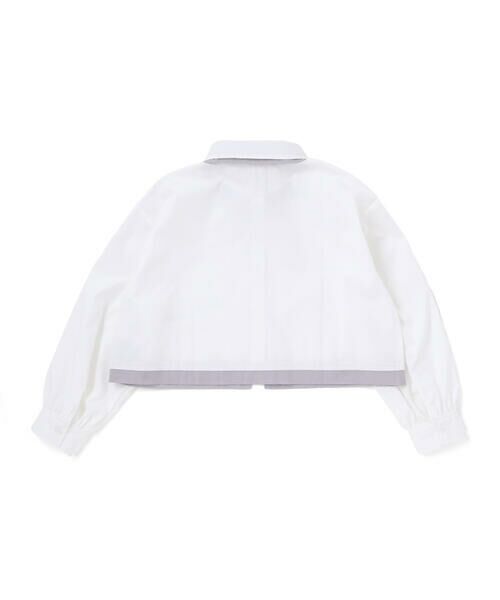 ZIDDY / ジディー シャツ・ブラウス | ダブル襟長袖シャツブラウス&タンクトップセット(130~160cm) | 詳細7