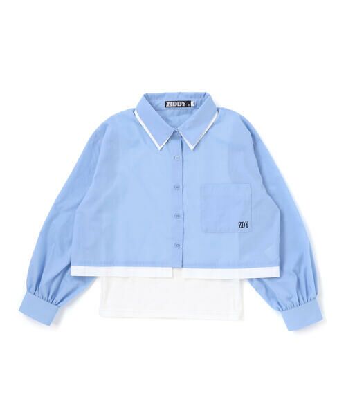 ZIDDY / ジディー シャツ・ブラウス | ダブル襟長袖シャツブラウス&タンクトップセット(130~160cm) | 詳細11