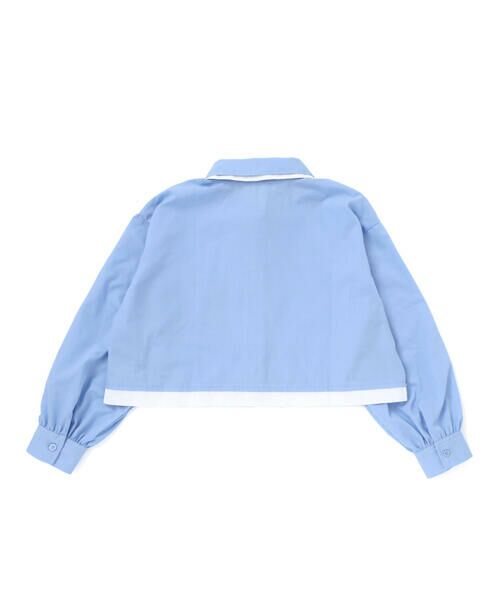 ZIDDY / ジディー シャツ・ブラウス | ダブル襟長袖シャツブラウス&タンクトップセット(130~160cm) | 詳細12