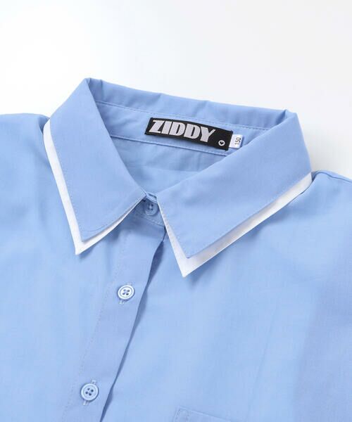 ZIDDY / ジディー シャツ・ブラウス | ダブル襟長袖シャツブラウス&タンクトップセット(130~160cm) | 詳細15