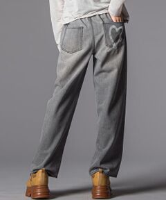 ZIDDY / ジディー チノ・ワークパンツ | ハートプリントワイドデニムパンツ(130~160cm)