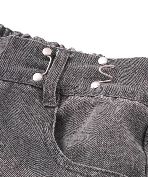 ZIDDY / ジディー チノ・ワークパンツ | ハートプリントワイドデニムパンツ(130~160cm) | 詳細12