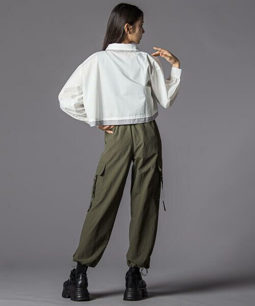 ZIDDY / ジディー チノ・ワークパンツ | ドロストナイロンカーゴパンツ(130~160cm) | 詳細11