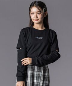 ZIDDY / ジディー Tシャツ | 2WAYデザイン長袖Tシャツ(130~160cm)