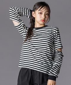 ZIDDY / ジディー Tシャツ | 2WAYデザイン長袖Tシャツ(130~160cm)