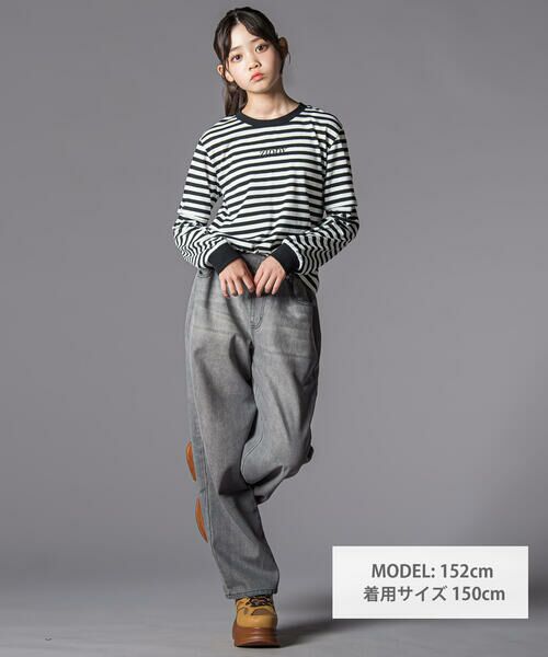 ZIDDY / ジディー Tシャツ | 2WAYデザイン長袖Tシャツ(130~160cm) | 詳細6