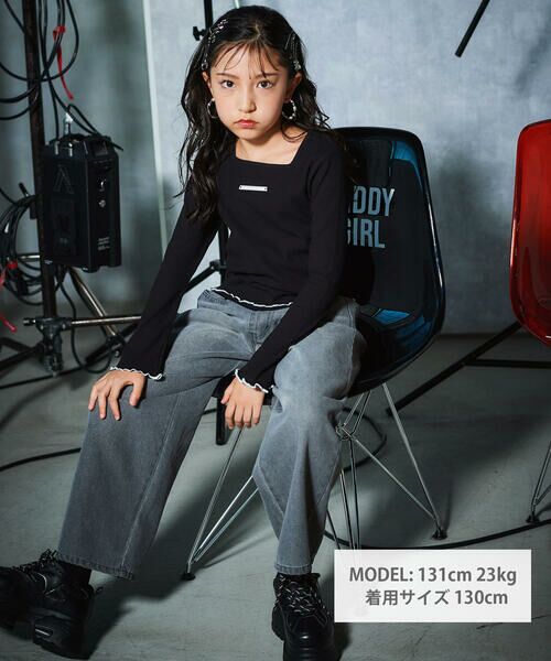 ZIDDY / ジディー Tシャツ | 【 ニコ☆プチ 掲載 】メロウリブテレコ長袖Tシャツ(130~160cm) | 詳細2