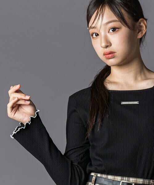 ZIDDY / ジディー Tシャツ | 【 ニコ☆プチ 掲載 】メロウリブテレコ長袖Tシャツ(130~160cm) | 詳細3