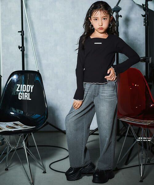 ZIDDY / ジディー Tシャツ | 【 ニコ☆プチ 掲載 】メロウリブテレコ長袖Tシャツ(130~160cm) | 詳細4