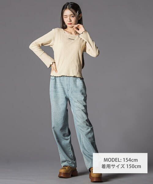 ZIDDY / ジディー Tシャツ | 【 ニコ☆プチ 掲載 】メロウリブテレコ長袖Tシャツ(130~160cm) | 詳細8