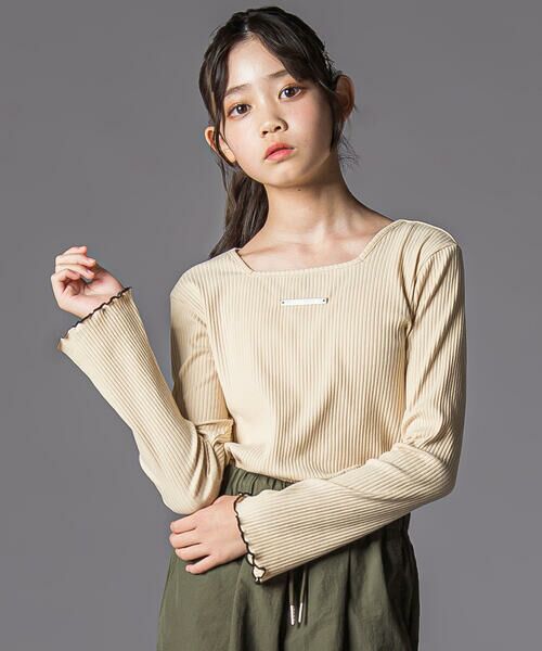 ZIDDY / ジディー Tシャツ | 【 ニコ☆プチ 掲載 】メロウリブテレコ長袖Tシャツ(130~160cm) | 詳細10