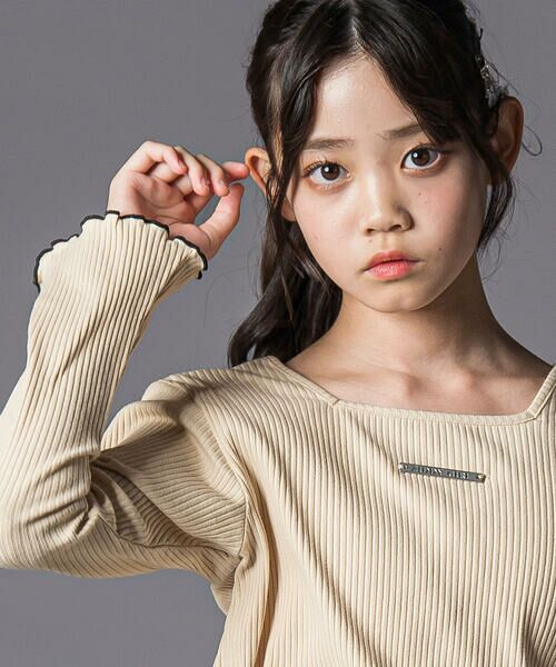 ZIDDY / ジディー Tシャツ | 【 ニコ☆プチ 掲載 】メロウリブテレコ長袖Tシャツ(130~160cm) | 詳細11