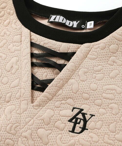 ZIDDY / ジディー セットアップ | 膨れジャガードトレーナー＆ショートパンツセット(130~160cm) | 詳細13