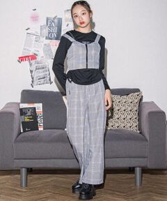 ZIDDY / ジディー セットアップ | チェックビスチェ＆ロングパンツセット(130~160cm)