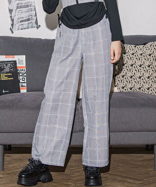 ZIDDY / ジディー セットアップ | チェックビスチェ＆ロングパンツセット(130~160cm) | 詳細3