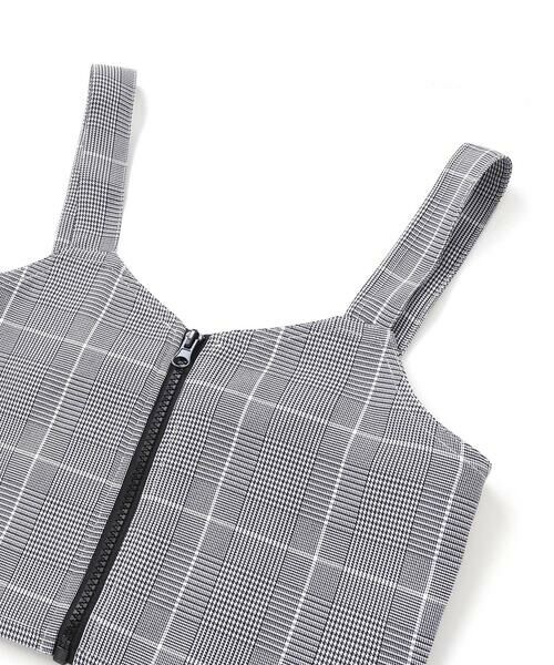 ZIDDY / ジディー セットアップ | チェックビスチェ＆ロングパンツセット(130~160cm) | 詳細7