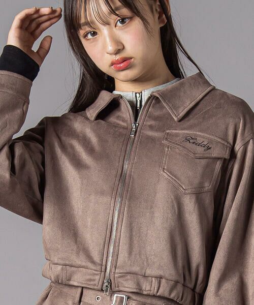 ZIDDY / ジディー その他アウター | スウェードポンチジャケット(130~160cm) | 詳細4