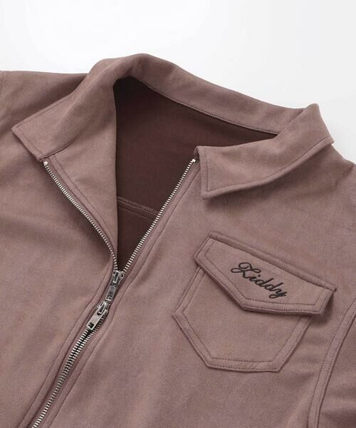 ZIDDY / ジディー その他アウター | スウェードポンチジャケット(130~160cm) | 詳細9