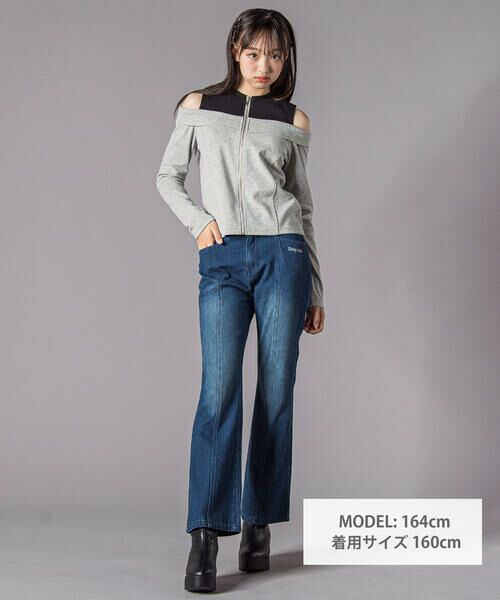 ZIDDY / ジディー デニムパンツ | セミフレアデニムパンツ(130~160cm) | 詳細1