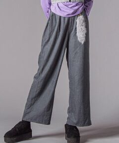 ZIDDY / ジディー その他パンツ | キーホルダー付きサテンライクワイドパンツ(130~160cm)