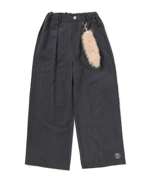 ZIDDY / ジディー その他パンツ | キーホルダー付きサテンライクワイドパンツ(130~160cm) | 詳細4