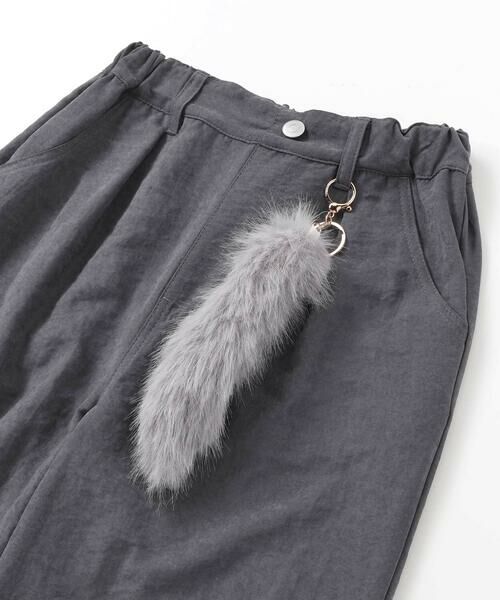 ZIDDY / ジディー その他パンツ | キーホルダー付きサテンライクワイドパンツ(130~160cm) | 詳細12