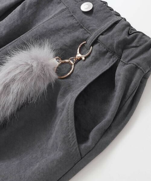 ZIDDY / ジディー その他パンツ | キーホルダー付きサテンライクワイドパンツ(130~160cm) | 詳細14