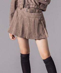 ZIDDY / ジディー ショート・ハーフ・半端丈パンツ | スエードポンチプリーツスカパン(130~160cm)