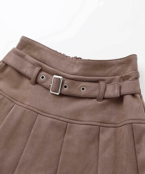 ZIDDY / ジディー ショート・ハーフ・半端丈パンツ | スエードポンチプリーツスカパン(130~160cm) | 詳細11