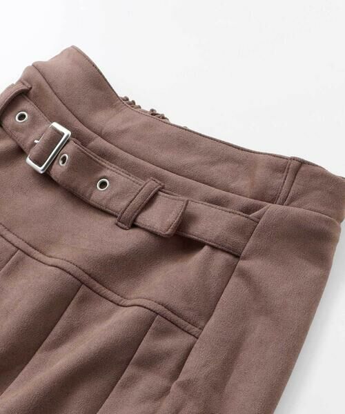 ZIDDY / ジディー ショート・ハーフ・半端丈パンツ | スエードポンチプリーツスカパン(130~160cm) | 詳細12