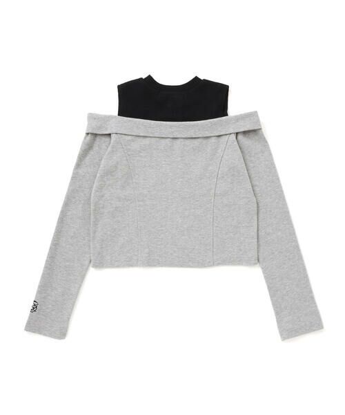 ZIDDY / ジディー Tシャツ | オフショルダージップトップス(130~160cm) | 詳細13