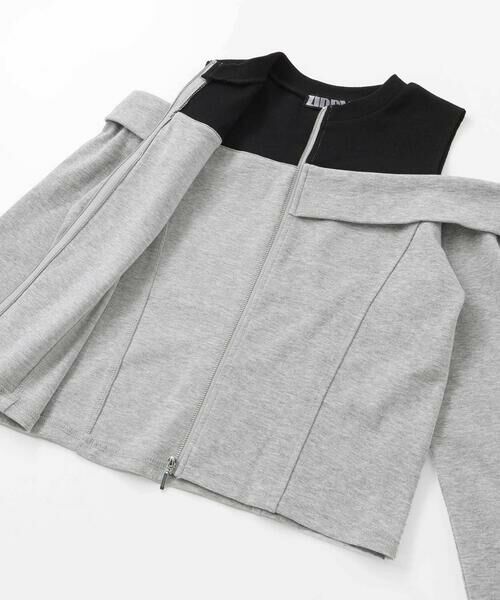ZIDDY / ジディー Tシャツ | オフショルダージップトップス(130~160cm) | 詳細17