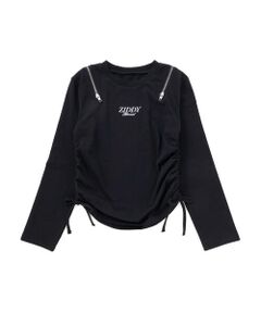 ZIDDY / ジディー Tシャツ | 肩あきドロストトップス(130~160cm)
