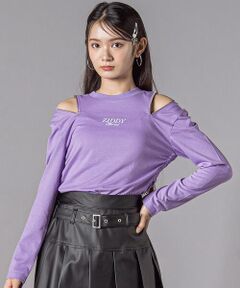 ZIDDY / ジディー Tシャツ | 肩あきドロストトップス(130~160cm)