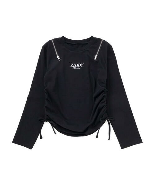 ZIDDY / ジディー Tシャツ | 肩あきドロストトップス(130~160cm) | 詳細1