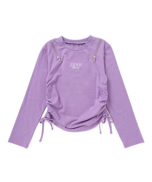 ZIDDY / ジディー Tシャツ | 肩あきドロストトップス(130~160cm) | 詳細11